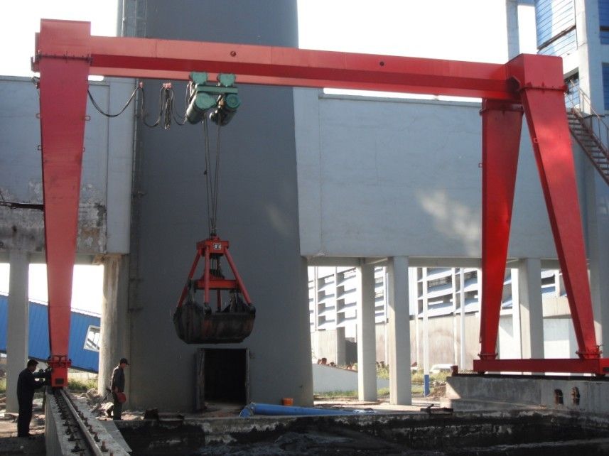 MHZ늄ӺJץTʽؙC MHZ type electric hoist grab gantry crane